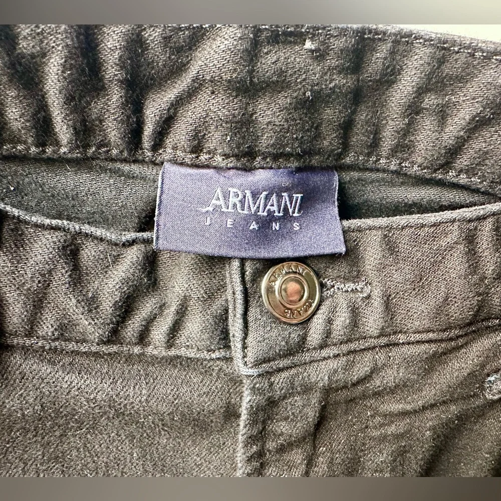 NWT Emporio Armani J06 Black Jeans Slim Fit, W 33 L 32